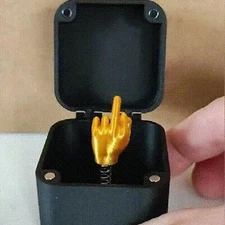 Middle Finger In A Box Funny Surprise Box Pop up Christmas Novelty Fun Gifts