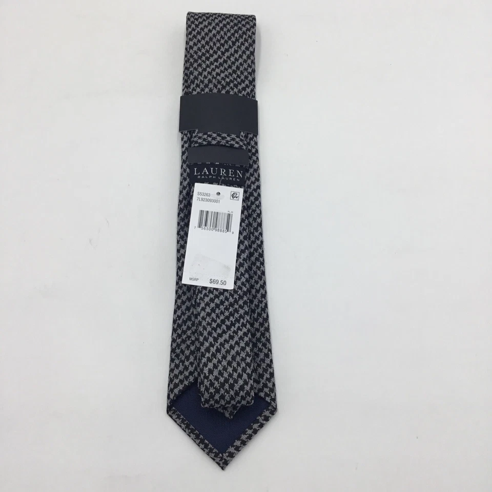 Lauren Ralph Lauren Men's Black Multi Geo Necktie- OS - Image 3 of 3