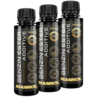 Benzin Kraftstoff System Reiniger 3 X 100 ml Ester Additiv Mannol 9950 Auto PKW