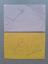ERIC MORECAMBE & ERNIE WISE TV LEGENDS HAND-SIGNED VINTAGE AUTOGRAPH BOOK PAGES
