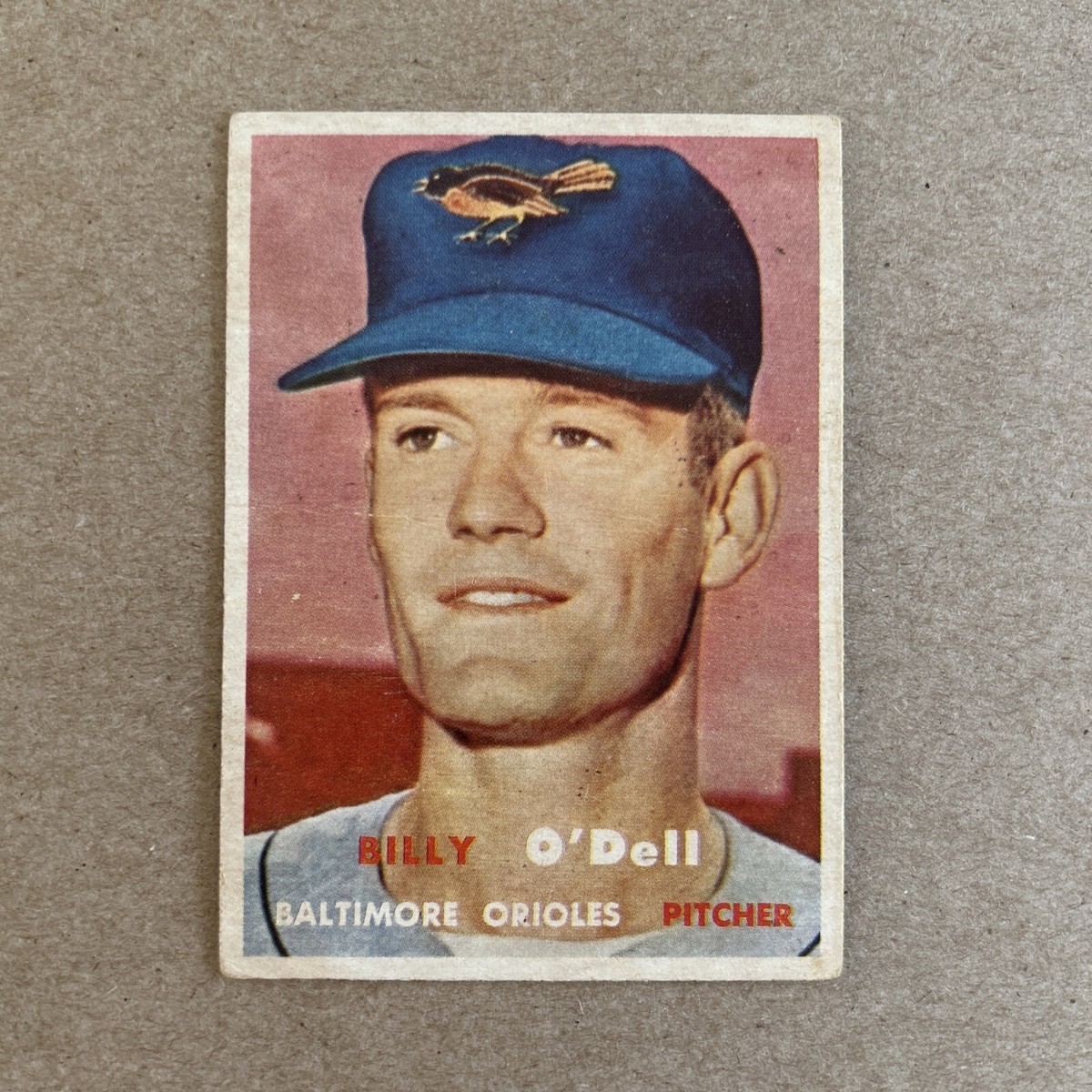 1957 Topps Baseball Billy O'Dell Baltimore Orioles Card #316 | eBay