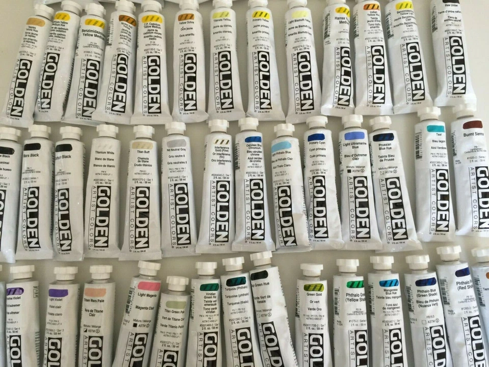 Golden® Heavy Body Acrylics 2oz. Choose Your Color NEW  - Image 2 of 3