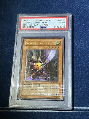 遊戯王 Vol. 4 PSA9 PSA 9 Sasuke Samurai #4 Ultimate 1st Ed RDS Rise Of Destruction