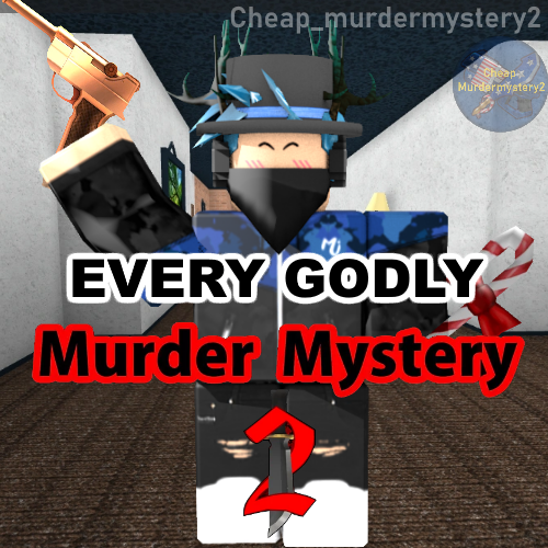 Roblox Murder Mystery 2 MM2 Iceflake Set Godly Knifes and Guns