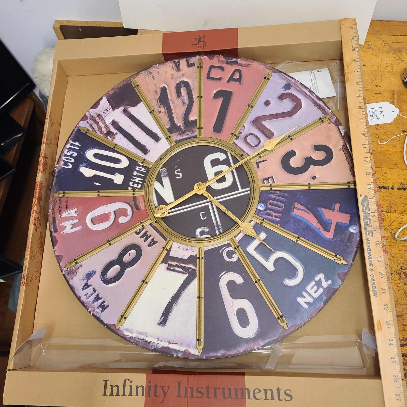 Infinity Instruments Wall Clocks The Traveler 23.75 inch. New in box Display use