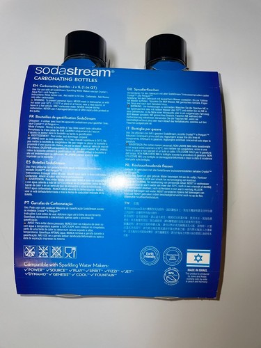 SodaStream Carbonating Bottles 2X1L (two bottles) - Picture 3 of 3