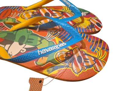 Disney x Havaianas GOOFY Yellow & Blue Brazilian Flip Flops  display picture 1