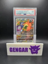 3D Printed Gengar Trading Card Display Stand | Fits Graded/Ungraded | Pokemon