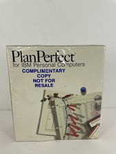 VTG Plan perfect 3.0 IBM Personal Computers Disk spreadsheet Software Sealed