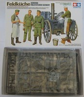 Tamiya 300035247 Set Deutsche GroßE FeldküChe Hf.13 2. Weltkrieg 1:35 Bausatz