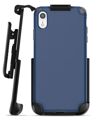 iPhone XR Belt Clip Holster Case / Cover | Thin Grip Protective Case Nova Blue