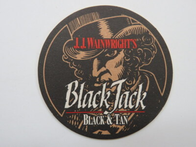 Bieruntersetzer WAINWRIGHT Brewing Black Jack Black & Tan Lager Pittsburgh, PA