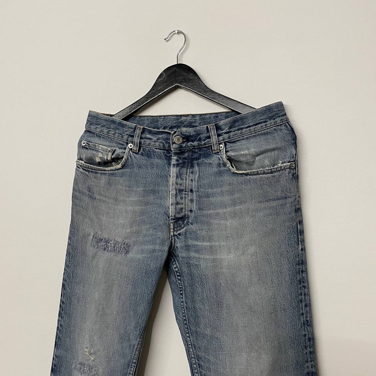 Vintage Archive Helmut Lang Distressed Jeans Size 32 Blue Vintage Archive Helmut Lang Distressed Jeans Size 32 Blue