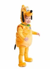 Disney Store Baby Plush Pluto 4 pc Costume For Halloween or Parks. 6-12 mos
