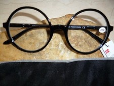 Wenn Lesebrille....dann rund - groß - schwarz -glänzend +1,0+1,5+2,0+2,5+3,0+3,5