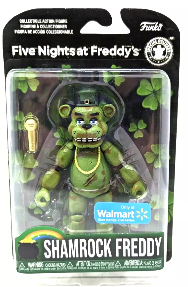 Funko Five Nights at Freddy's Shamrock Freddy Action Figure Plush (Shamrock  Freddy Figure)