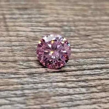 3 CT Natural Baby Pink Diamond Round Cut 9.50 mm VVS1 D Grade GDGL Certified S12