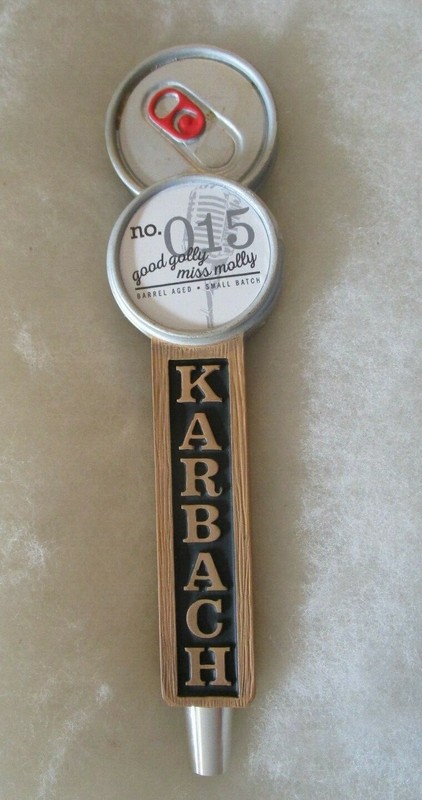 KARBACH BREWING GOOD GOLLY MISS MOLLY BEER TAP HANDLE 