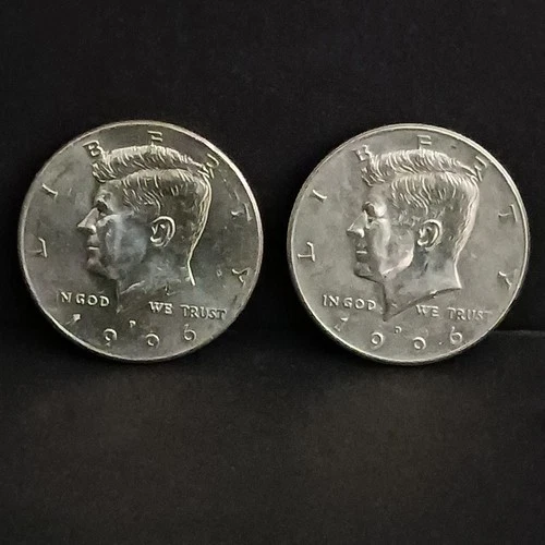 1996-P Kennedy Half Dollar — photo from the most recent tracked eBay sale
