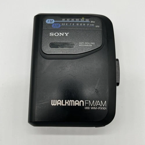 Sony Walkman WM-FX101 AM/FM Cassette Player - Radio Works/Likely Needs Belt