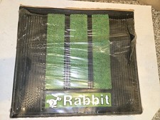 2 Vintage 70s/80s Factory Sealed F/S Volkswagen Rabbit Car Rear Floor Mats,Green