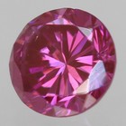 0.10 Carat Vivid Pink VS2 Round Brilliant Natural Enhanced Diamond 2.94mm VIDEO — photo 2