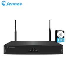 Wireless 5MP NVR for JENNOV J-series WIFI Home Security System with 1TB HDD