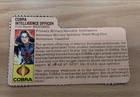 Baroness Cobra Officer GI Joe File Card Vintage Action Figure Accessory