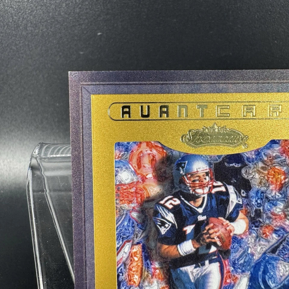 Tom Brady 2002 Fleer Showcase #126 Avant Card Legacy Collection /100 - Image 2 of 4