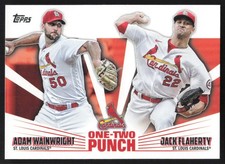 2023 Topps #12P-5 Adam Wainwright / Jack Flaherty One-Two Punch