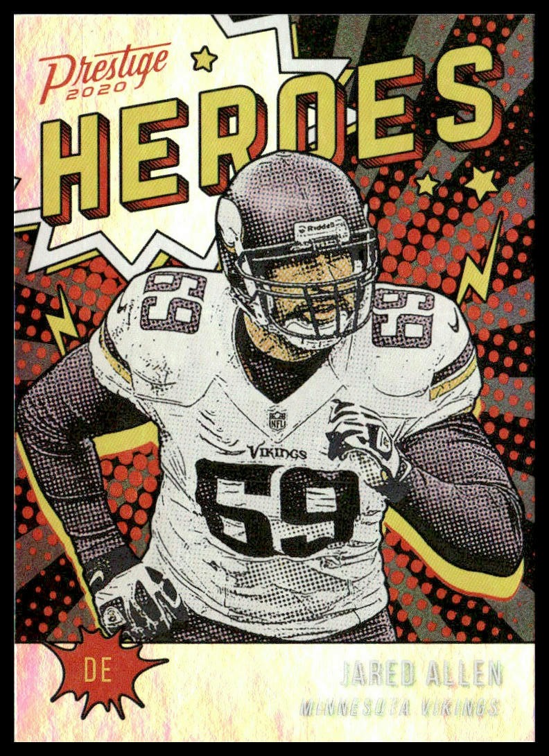 2020 Panini Prestige #HE-JA Jared Allen Heroes