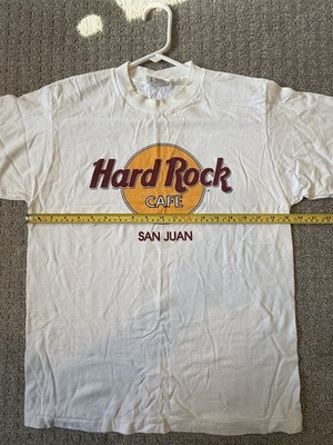 Hard Rock Cafe San Juan P.R. White Medium M Shirt