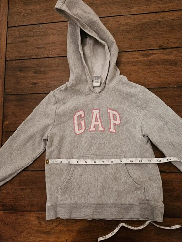 VETEMENTS Felpa con cappuccio e zip intera logo GapKids bambino S 6 7