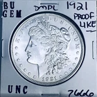 1921 BU GEM MORGAN SILVER DOLLAR UNC MS+++ U.S. MINT RARE COIN 7666