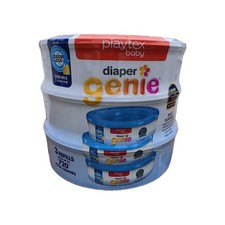 Playtex Baby Diaper Genie Refills 3 Pack Holds 720 Disposal Pail NEW SEALED