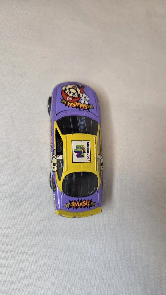 N64 Super Smash Bros Johnny Lightning Magmas Promo Nintendo Die Cast Model Car - Image 3 of 4