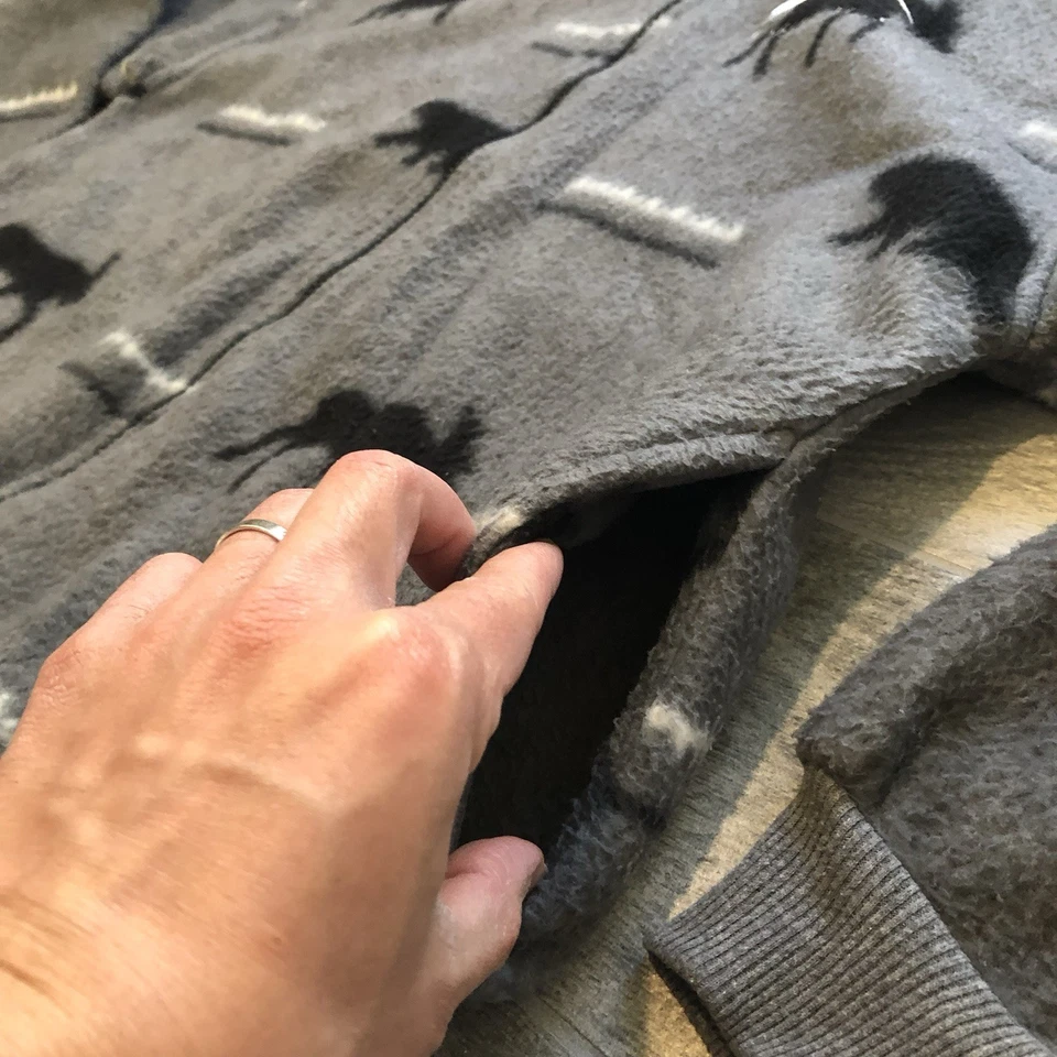 Vintage 90s Artic Image Sweater Fleece Full Zip Niagara Falls Jacket Mens Size L - Image 3 of 4