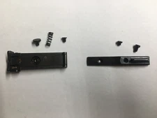 Austin and Halleck Inline Muzzleloading 50 Caliber Rifle Front and Rear Sights