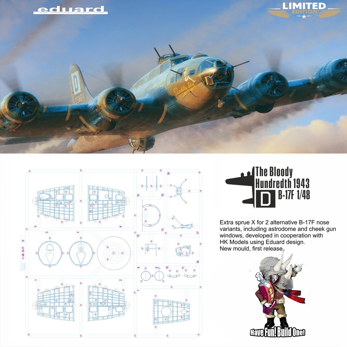 EDUARD 11183 1/48 B-17F 