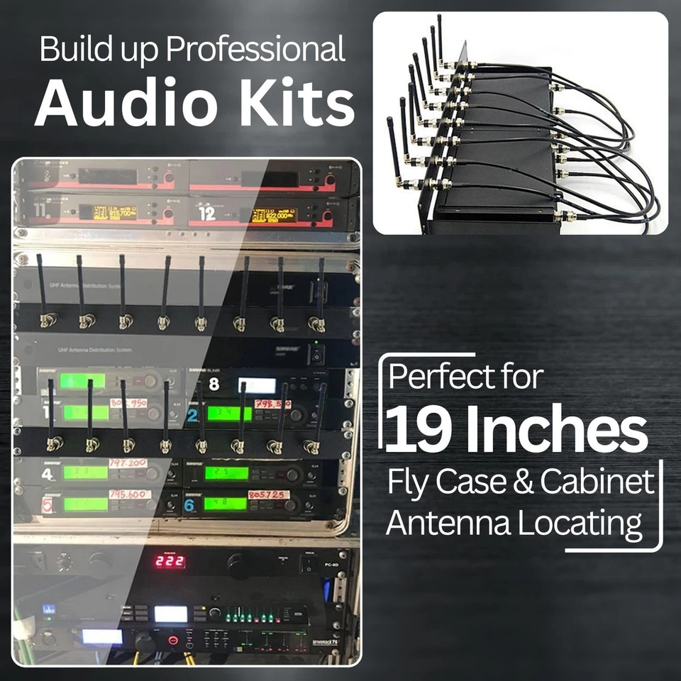 Universal 8-Port Antenna Distribution System for Wireless Microphone Receiver... - Image 4 of 4