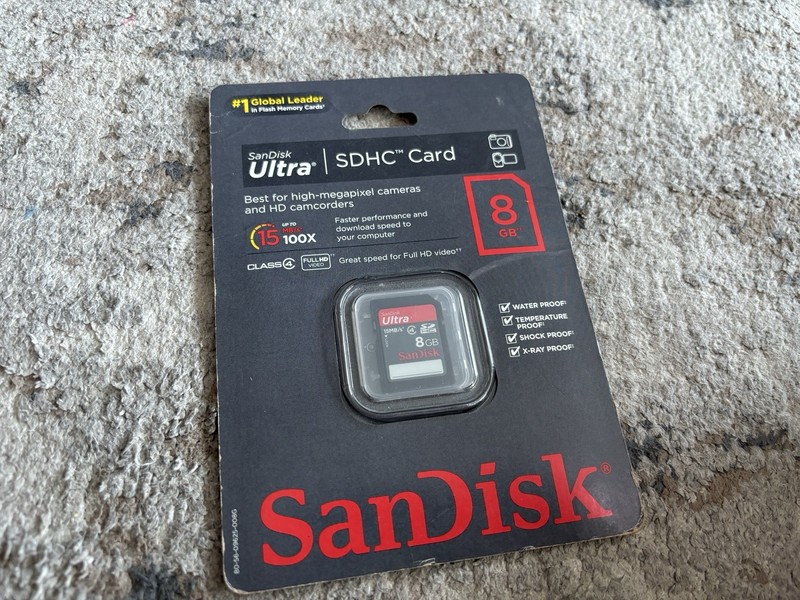 Sandisk SDSDRH-008G-A11 , Ultra SDHC 8GB , 15MB/s Memory Card