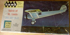 SEALED 1/72 Hawk # 608 Lindbergh's SPIRIT Of St. Louis trans Atlantic Plane KIT