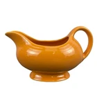 Vtg Fiestaware Tangerine Orange Gravy Boat Sauce Boat 8 Inch