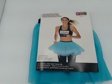 ROC PARTY Blue Tulle Tutu Skirt Women's One Size Cosplay Halloween Accessory