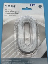 Moen DN7045 Non-Slip Bath Shower Tread Strips 6 Pack White Adhesive New