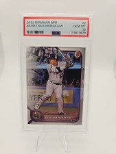2022 BOWMAN NPB #2 MUNETAKA MURAKAMI PSA 10