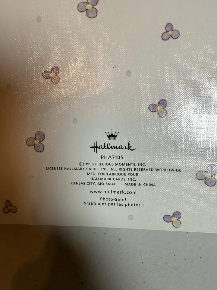 NUEVO Álbum de fotos de amistad vintage de HALLMARK 1998 MOMENTOS PRECIOSOS Foto 3 de 4