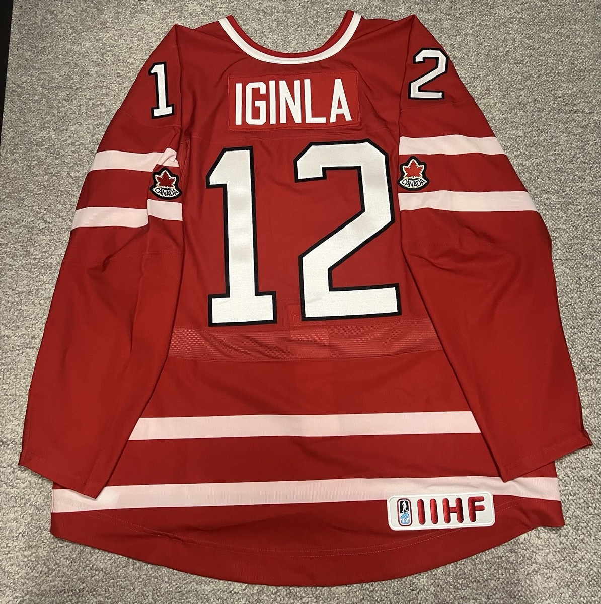 Nike IIHF Swift Team Canada IGINLA Jersey Sz 60 **ON-ICE AUTHENTIC