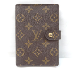 LOUIS VUITTON Monogram Agenda PM Day Planner Cover Brown France 58220696400 2