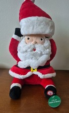 HALLMARK PEEK-A-BOO SANTA CLAUS ANIMATED TALKING MOVES PLUSH 2021 W/TAGS-GREAT